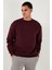 Regular Fit Bisiklet Yaka Pamuklu Içi Tüylü Yumuşak Şardonlu Sweat Erkek Sweat 5905255 3