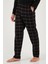 Pamuklu Regular Fit Bisiklet Yaka Ekoseli Pijama Takımı Erkek Pijama Takımı 6574001 5