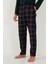 Ekoseli Pamuklu Regular Fit Yükske Bel Bisiklet Yaka Pijama Takımı Erkek Pijama Takımı 6574000 6