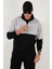 Renk Bloklu Regular Fit Yarım Fermuarlı Dik Yaka Sweat Erkek Sweat 5905719 6