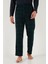 Ekoseli Regular Fit Yüksek Bel Cepli Bisiklet Yaka Pijama Takımı Erkek Pijama Takımı 6574002 6
