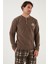 Ekose Regular Fit Bisiklet Yaka Kışlık Polar Pijama Takımı Erkek Pijama Takımı 609610013W4 5
