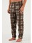 Ekose Regular Fit Bisiklet Yaka Kışlık Polar Pijama Takımı Erkek Pijama Takımı 609610013W4 6