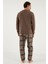 Ekose Regular Fit Bisiklet Yaka Kışlık Polar Pijama Takımı Erkek Pijama Takımı 609610013W4 7
