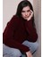 Regular Fit Dik Yaka Yumuşak Dokulu Triko Kazak Bayan Kazak 4616222 4