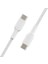Boost Charge Örgülü 60W Usb-C - Usb-C Kablosu 1m, Beyaz 3