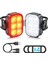 Ht-29 Şarjlı Bisiklet Işığı Ön Arka Flaşlı USB 4 Mod Stop Lambası Aydınlatma Işık Seti IP65 Su Geçirmez Lamba Motosiklet 1