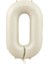 0 Rakamı Krem Folyo Balon 34 Inch 86 cm 1
