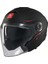 mt Cosmo Sv Solid A1 Mat Siyah Açık Kask 3