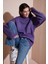 Regular Fit Bisiklet Yaka Basic Triko Kazak Bayan Kazak 4616213 1