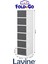 Lavine Fold&go Çok Amaçlı 6 Katlı Katlanabilir Taşınabilir Portatif Organizer Ayakkabılık "beyaz" 6