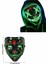 LED Işıklı Neon Maske Cadılar Bayramı Maskesi Korkunç Korku Maskesi 5