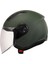 Airflow 2 Yarım Kask Mat Yeşil Xl 2