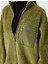 Dik Yaka Fermuarlı Cep Detaylı Peluş Oversize Sweatshirt 5