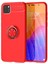 Huawei Y5P Kılıf Metal Stant Olabilen Yüzüklü Flexring Premium Silikon Kılıf 1