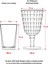 Allegra Füme Kadeh Bardak - 450 ml Tekli Akrilik Malzeme - Cam Değildir Kırılmaya Dayanıklı 4