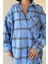 Mavi Ekose Desenli Gömlek 1