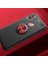 Xiaomi Mi A2 Lite Kılıf Manyetik (Metal) Yüzüklü ve Stant Olabilen Rewon Premium Silikon Kapak 1