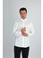 Enzo Ferrettı EF11 R 901 Beyaz Non-Iron Çift Kat Iplik, Regular Fıt,erkek Gömlek 3
