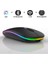 Sessiz 2.4g+ Bluetooth 5.2 Bağlantılı Rgb 1600 Dpı Optik Mouse 2