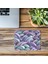 Yarım Daire Dizilimli Mint-Lavanta Mousepad - 19X23 cm 2 mm Dikdörtgen Ithal Baskılı Mouse Pad 3