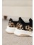 Kendy Premium Leopar Streç Detaylı Kadın Sneaker 3
