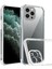 Iphone 11 Pro Uyumlu Kamera Korumalı Şarj Yeri Tıpalı Şeffaf Kılıf 1