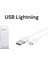 Lightning To USB Kablo 3.4A Şarj ve Data Kablosu 1m Beyaz 1ADET 3