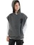 Erkek Çocuk Kapüşonlu Kolsuz Gri Sweatshirt 1