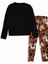 Leopar Kız Çocuk T-Shirt Tayt Takım 4