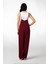 Kadın Bordo Ayarlanabilir Askılı Cepli Bol Paça Bahçıvan Tulum HZL22S-BD170191 5