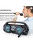 Kablosuz Mikrofonlu Bluetooth Hoparlör Karaoke USB Aux Bas Fm Radyo Tf Müzik Sistemi Stereo 2