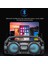 Kablosuz Mikrofonlu Bluetooth Hoparlör Karaoke USB Aux Bas Fm Radyo Tf Müzik Sistemi Stereo 4