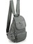 Küçük Boy Krinkıl /klinkır Su Geçirmez Uzun Askılı Çok Gözlü Günlük Kadın Sırt Çantası Gri 12-4g 1