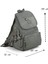 Küçük Boy Krinkıl /klinkır Su Geçirmez Uzun Askılı Çok Gözlü Günlük Kadın Sırt Çantası Gri 12-4g 2