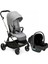 ONE4EVER Lounge Çift Yönlü Kolay Katlanabilen Travel Sistem-Seyahat Sistem Bebek Arabası Sparkle Grey 1