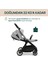 ONE4EVER Lounge Çift Yönlü Kolay Katlanabilen Travel Sistem-Seyahat Sistem Bebek Arabası Sparkle Grey 8