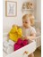 Fiyonklu Renkli Bebek Bone 3'lü Set- Sarı/Beyaz/Fuşya 2