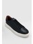 Tommy Lacivert Erkek Deri Sneaker 2