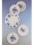 Inci Serisi Blue Blanc 5 Parça Porselen Pasta Takımı 2