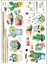Bitki Tasarım Duvar Sticker Bitki Saksı Desen Duvar Çıkartması Duvar Dekorasyonu 5