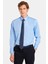 Erkek Slim Fit Non-Iron Pamuklu Doğa Dostu Ekoteks Belgeli Ütü Gerektirmez açık Mavi Gömlek 1
