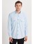 Regular Fit Rahat Kesim Çift Cepli Spor Yaka Denim Gömlek 4