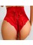 Modlive Kırmızı Dantelli Yüksek Bel Külot Hera - K1001 1