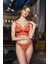 - Bralet Sütyen Slip Külot Takım Nar Çiçeği (MGP31351) 1