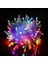 10 mt SL-1013 Fişli 100 LED Rgb Renkli Işıklı Ultra Güçlü Yılbaşı Ağaç Işık 8 Fonksiyonlu Dekoratif 5