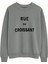 Haki Bisiklet Yaka Baskılı Oversize Sweatshirt 1