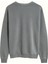 Haki Bisiklet Yaka Baskılı Oversize Sweatshirt 2