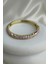 Özel Seri Mineli Oval Detaylar Taşlı Kelepçe Bileklik (Çapı:6cm) 1