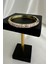 Özel Seri Mineli Oval Detaylar Taşlı Kelepçe Bileklik (Çapı:6cm) 3